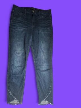 Jen7 7 For All Mankind Dark Ankle Skinny Jeans  size 8